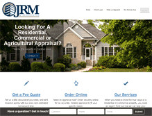 Tablet Screenshot of jrmappraisals.com